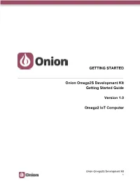 Getting Started Guide