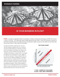 Is Your Business in Flow?
