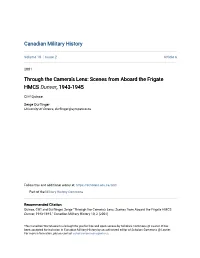 Scenes from Aboard the Frigate HMCS Dunver, 1943-1945