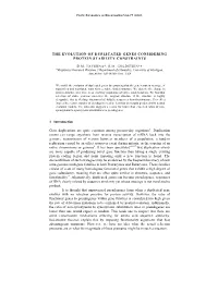 The Evolution of Duplicated Genes Considering Protein Stability Constraints