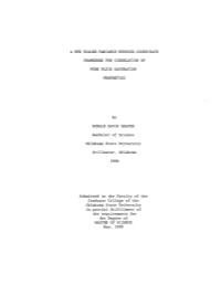 A New Scaled-Variable-Reduced-Coordinate