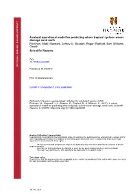 A Robust Operational Model for Predicting Where Tropical Cyclone Waves Damage Coral Reefs