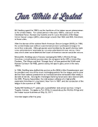 Bill Kentling Interview.Wps