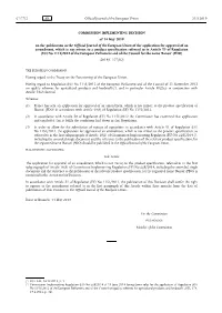 Commission Implementing Decision of 14 May 2019 On