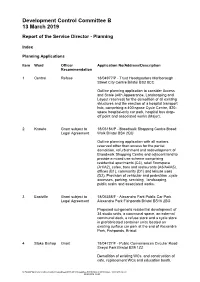 Development Control Committee B 13 March 2019