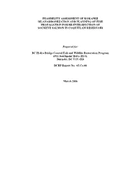Feasibility Assessment of Kokanee Re-Anadromization and Planning of Fish Propagation for Re-Introduction of Sockeye Salmon in Coquitlam Reservoir