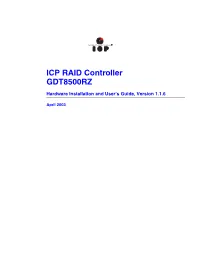ICP RAID Controller GDT8500RZ