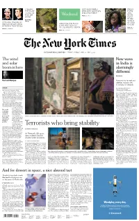 Terrorists Who Bring Stability