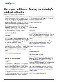 Testing the Industry's Slickest Netbooks 5 August 2009, Game Informer Magazine