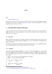 1 Creating RDF Models with Jena