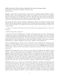 IEEE Information Theory Society Board of Governors Meeting Minutes Boston Marriott Cambridge, Cambridge, 07.01.2012, 1-6Pm Natasha Devroye