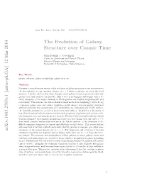 The Evolution of Galaxy Structure Over Cosmic Time