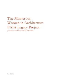 The Minnesota Women in Architecture FAIA Legacy Project