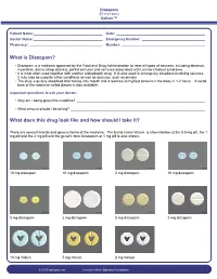 What Is Diazepam?