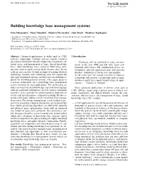 Building Knowledge Base Management Systems