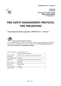 CORP/HSFS 14 Protocol 1