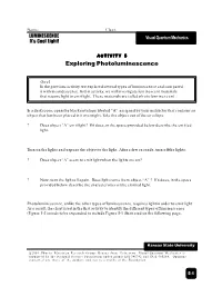 Exploring Photoluminescence