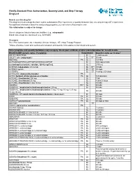 Flexrx Standard Prior Authorization, Quantity Limit, and Step Therapy Drug List