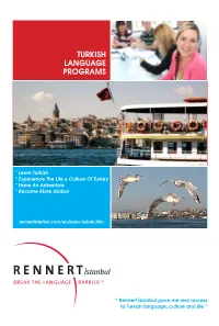 Turkish Language Programs