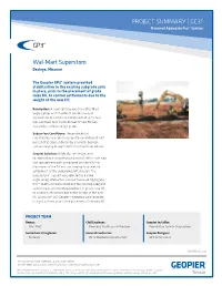 Wal-Mart Superstore PROJECT SUMMARY | GC31 GP3®