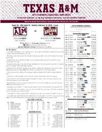 2017-18 Women's Basketball Game Notes