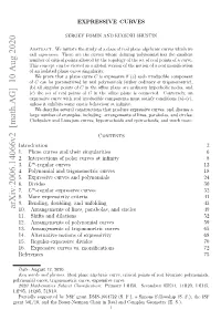 Arxiv:2006.14066V2 [Math.AG] 10 Aug 2020 10