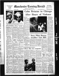 Calm Returns to Chicago After Hours of &gt; Violence