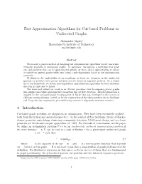 Fast Approximation Algorithms for Cut-Based Problems in Undirected Graphs