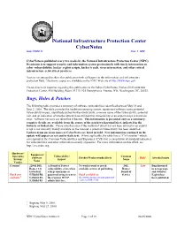 National Infrastructure Protection Center Cybernotes Issue #2000-11 June 5, 2000
