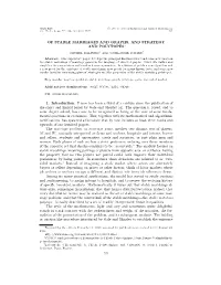 Of Stable Marriages and Graphs, and Strategy and Polytopes∗