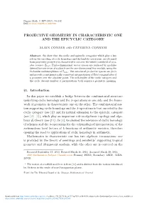 Projective Geometry in Characteristic One and the Epicyclic Category