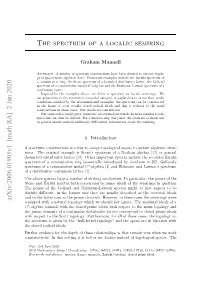 The Spectrum of a Localic Semiring Directly in Terms of Overt Weakly Closed Radical Ideals, but This Might Not Be Completely Convincing