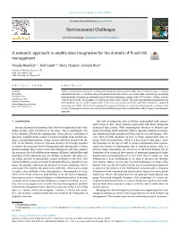 A Semantic Approach to Enable Data Integration for the Domain of Flood