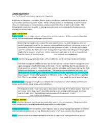 Analyzing Diction from the AP Vertical Teams Guide for English by the College Board