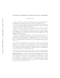 Arxiv:0704.1009V1 [Math.KT] 8 Apr 2007 Odo References