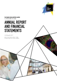 Annual Report and Financial Statements