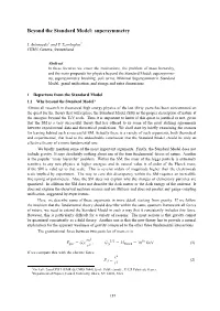 Beyond the Standard Model: Supersymmetry