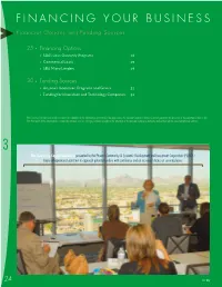 Financing Your Business Financial Options and Funding Sources