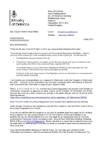 Request Copy of Army Dress Regulation Part 12