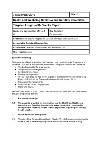 Targeted Lung Health Checks Report.Pdf