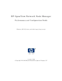 HP Openview Network Node Manager