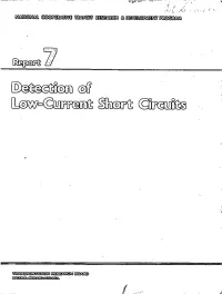 Ie1iect.Ion of Low Current Short Grc.Uits