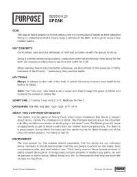 Session 20 Speak