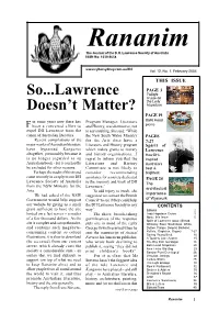 So...Lawrence Doesn't Matter?
