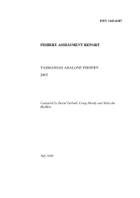 Abalone Stock Assessment 2002