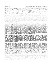 Scuttlebutt from the Spermaceti Press 2012