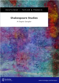 BAS Shakespeare Chapter Sampler