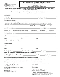 Fee Schedule & Application