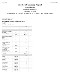 General 2020 Write-In Report