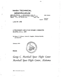 George C. Mdrrhall Space Flight Center Marshall Space F/@T Center, Alabdrnd